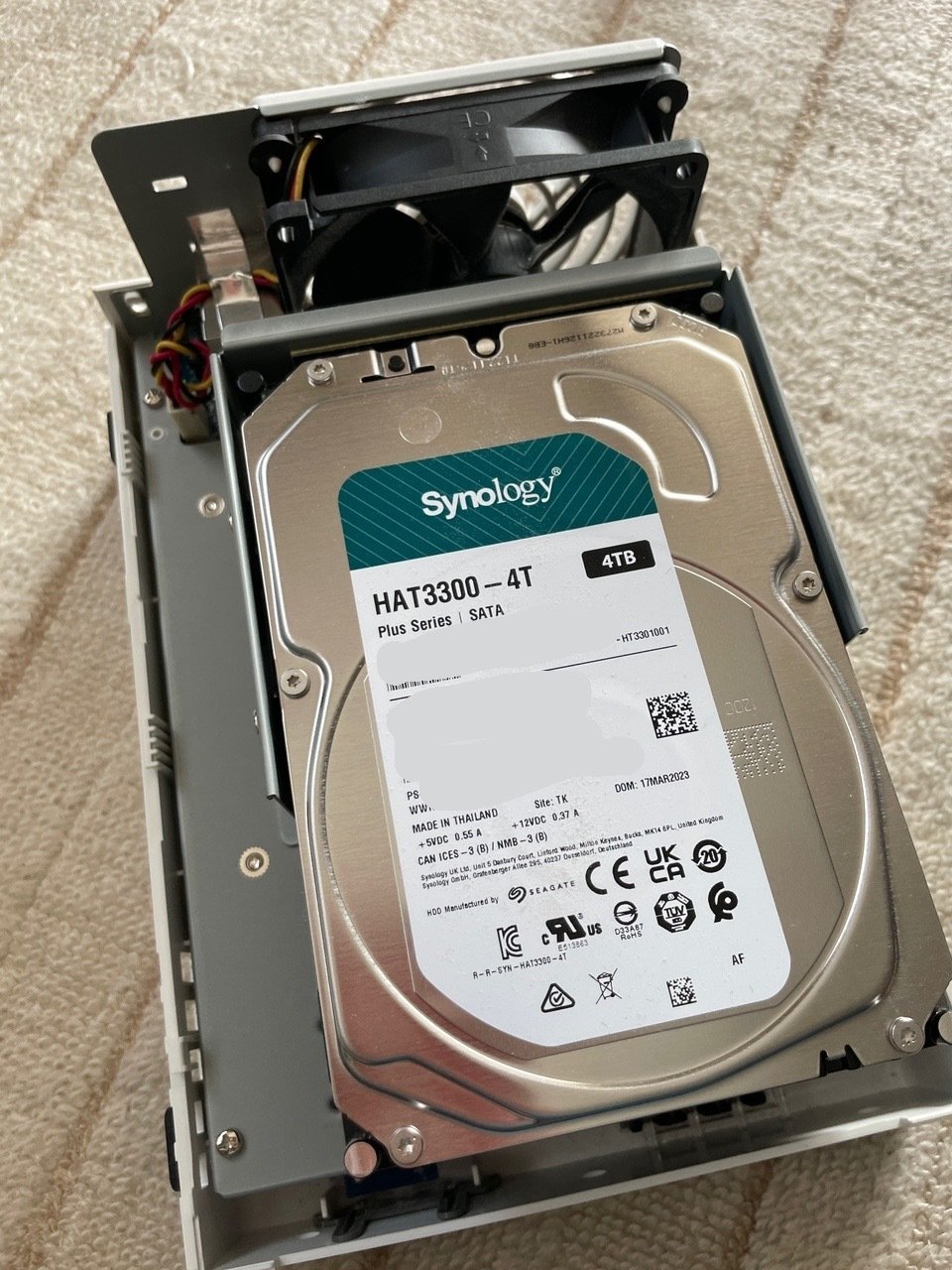 今度はNASのファンが故障した話｜keigo