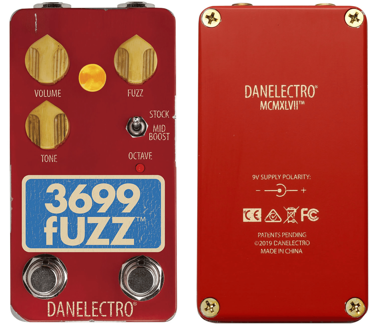 名器 FOXX Tone Machine のリイシュー「DANELECTRO 3699 fUZZ