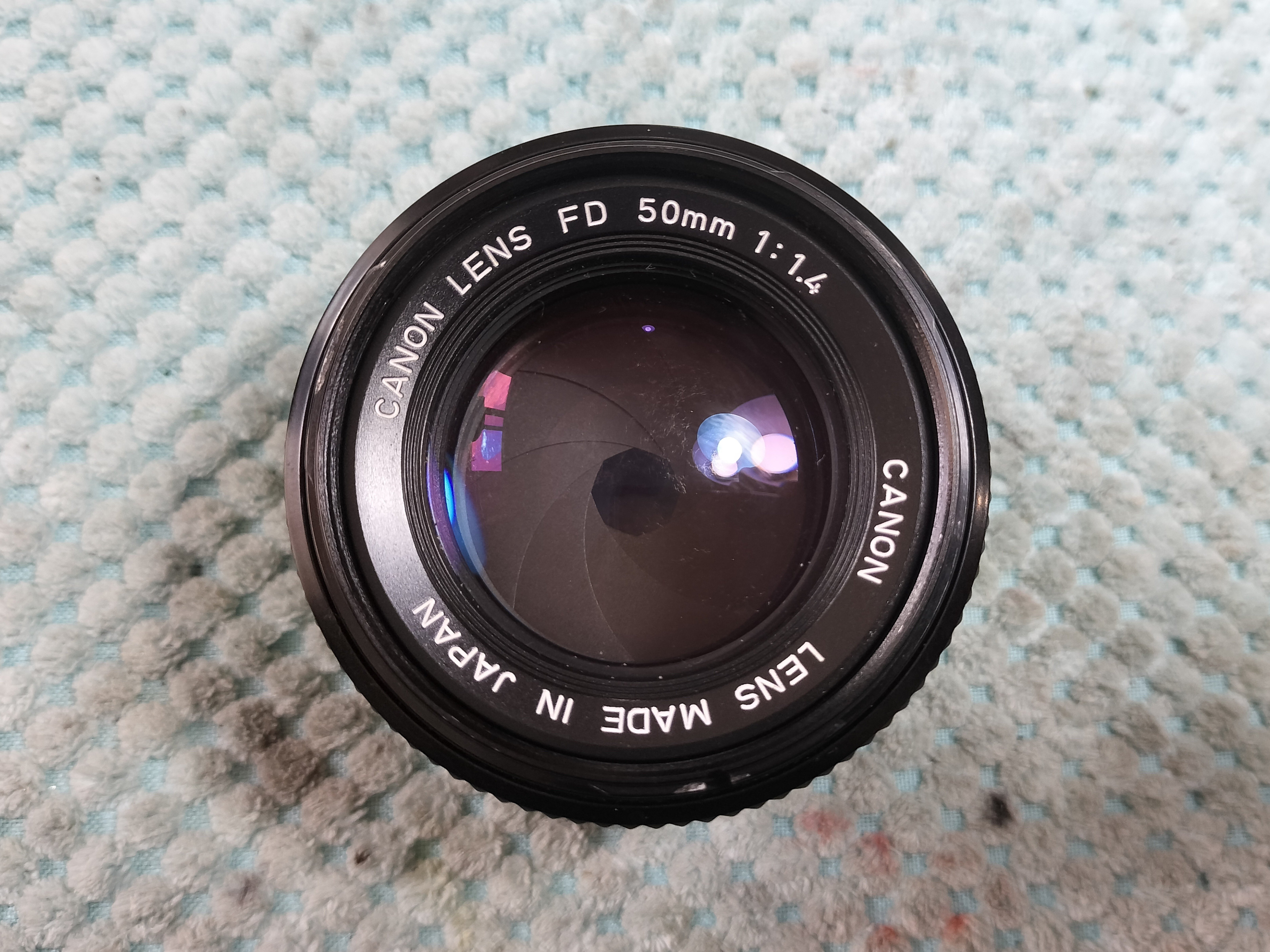 Canon New FD 50mm F/1.4の分解｜フィルムカメラ修理のアクアカメラ