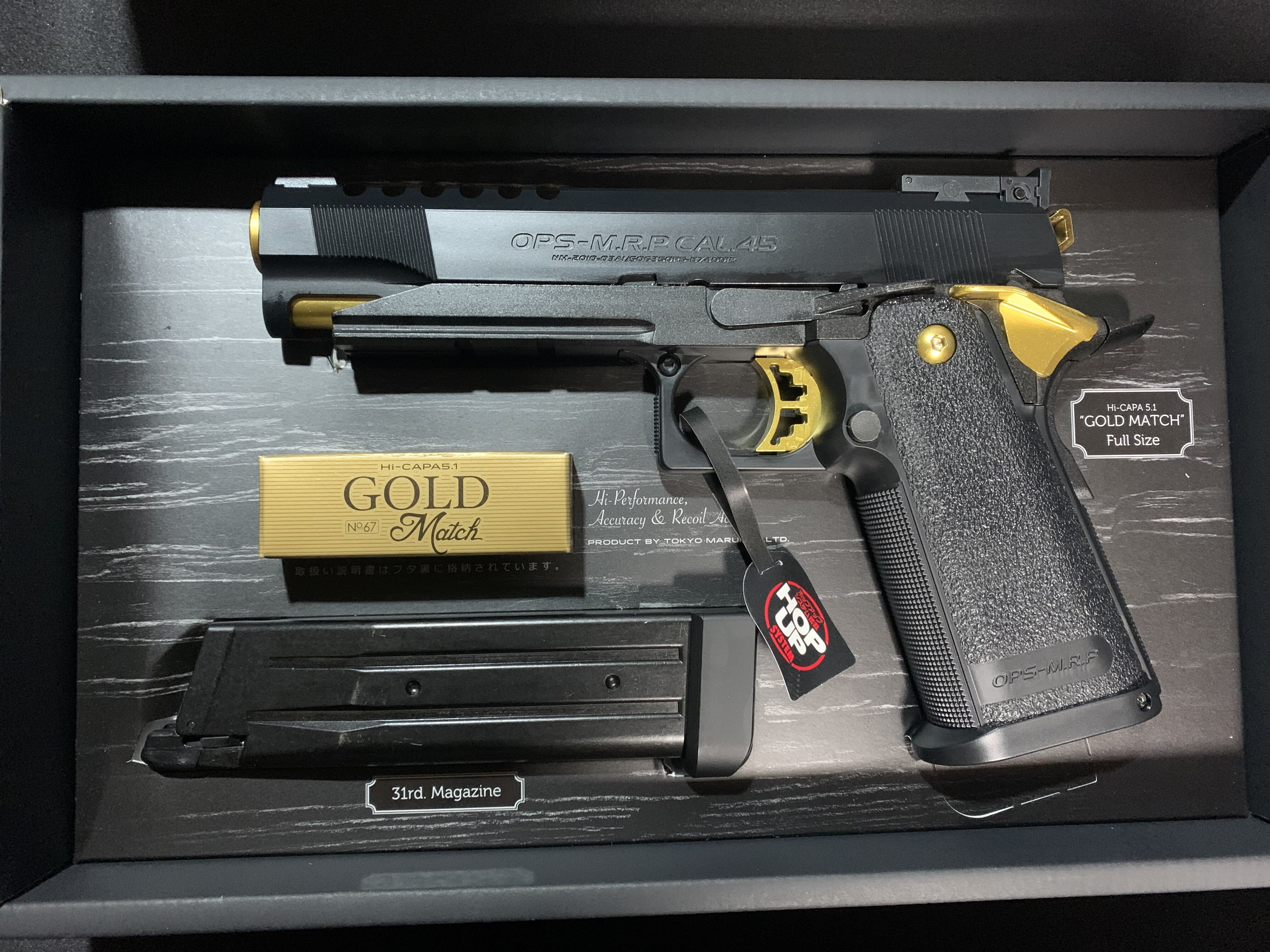 趣味のエアソフトガン01～hi-capaゴールドマッチ～｜yoll