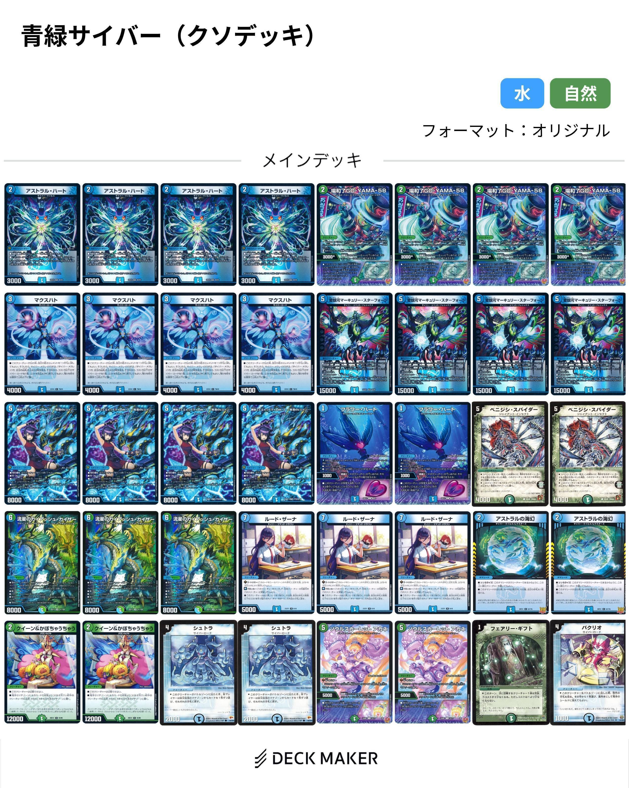 クソデッキ】青緑サイバーのすゝめ｜magical?