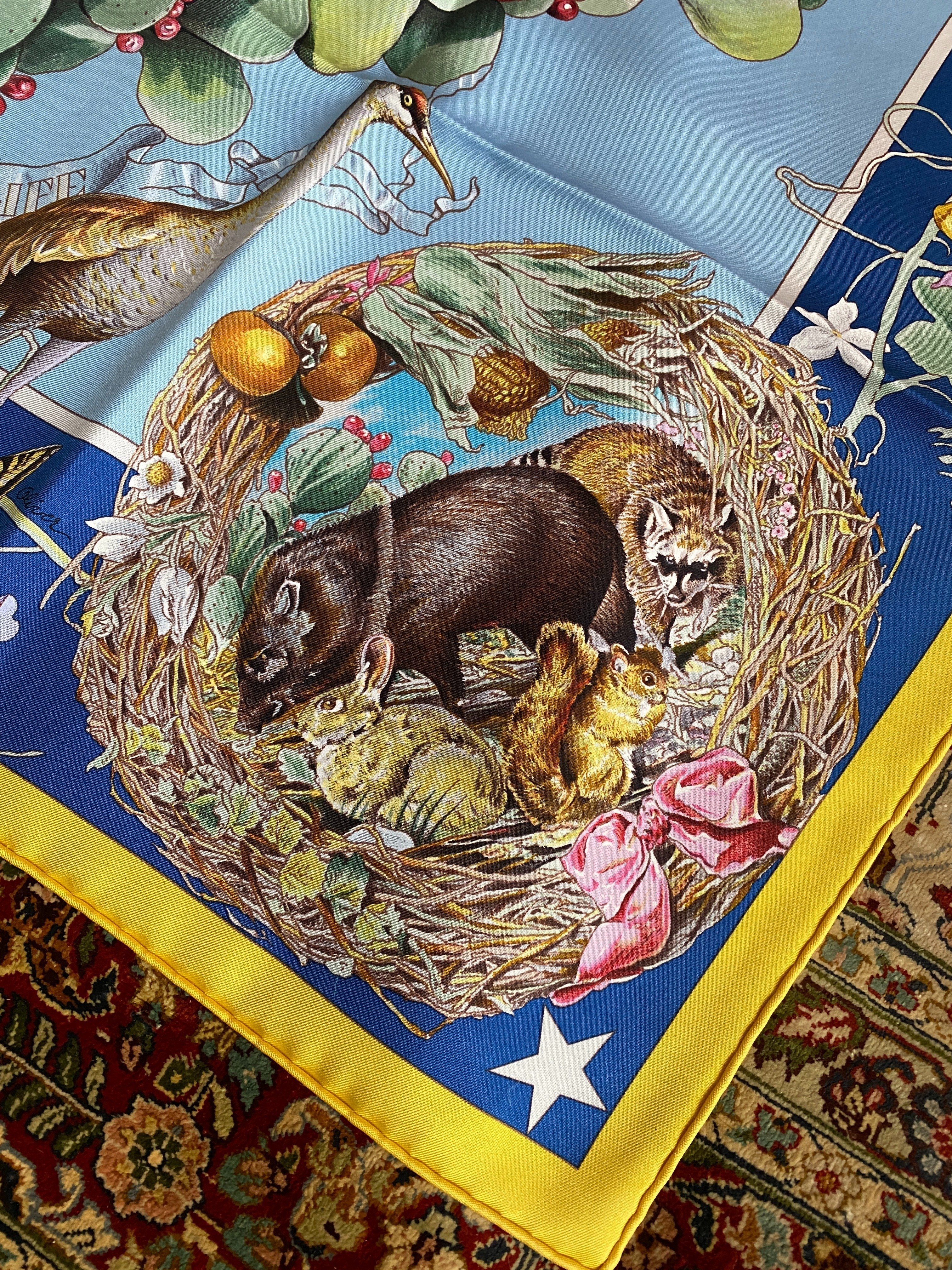 エルメスのスカーフをデザインした唯一のアメリカ人。 カーミット