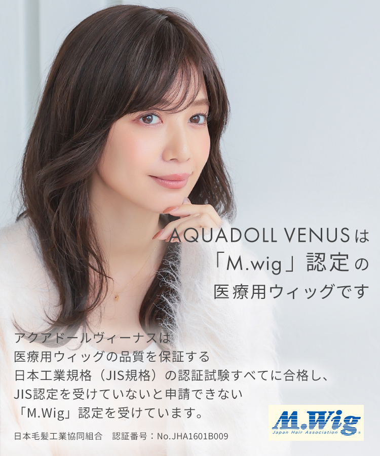 医療用ウィッグ ロング/ヴィーナス リアロング人毛MIX [pwm303]