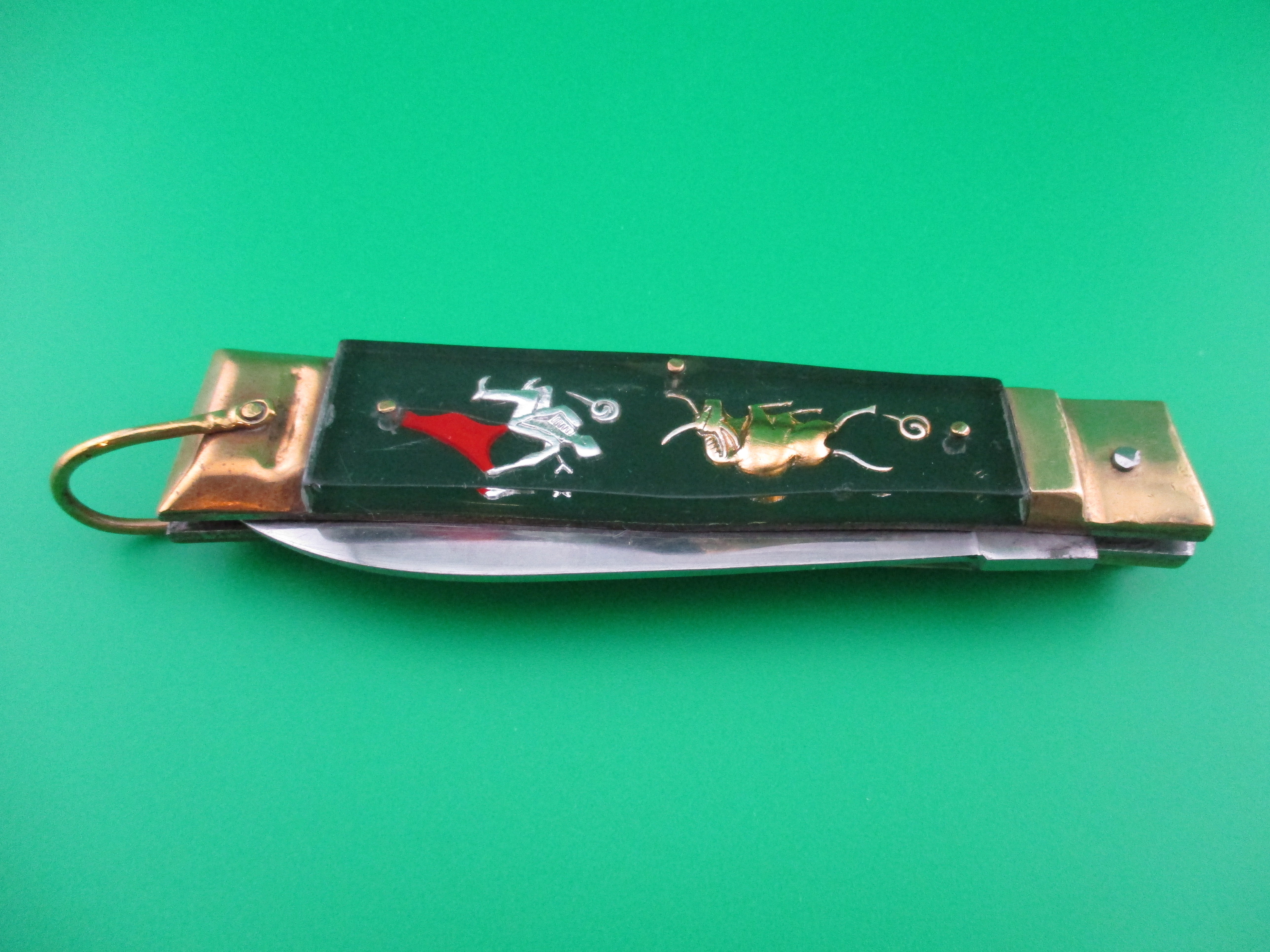 z STAINLESS STEEL Bullfighter Dragon 19cm Vintage Japanese lever