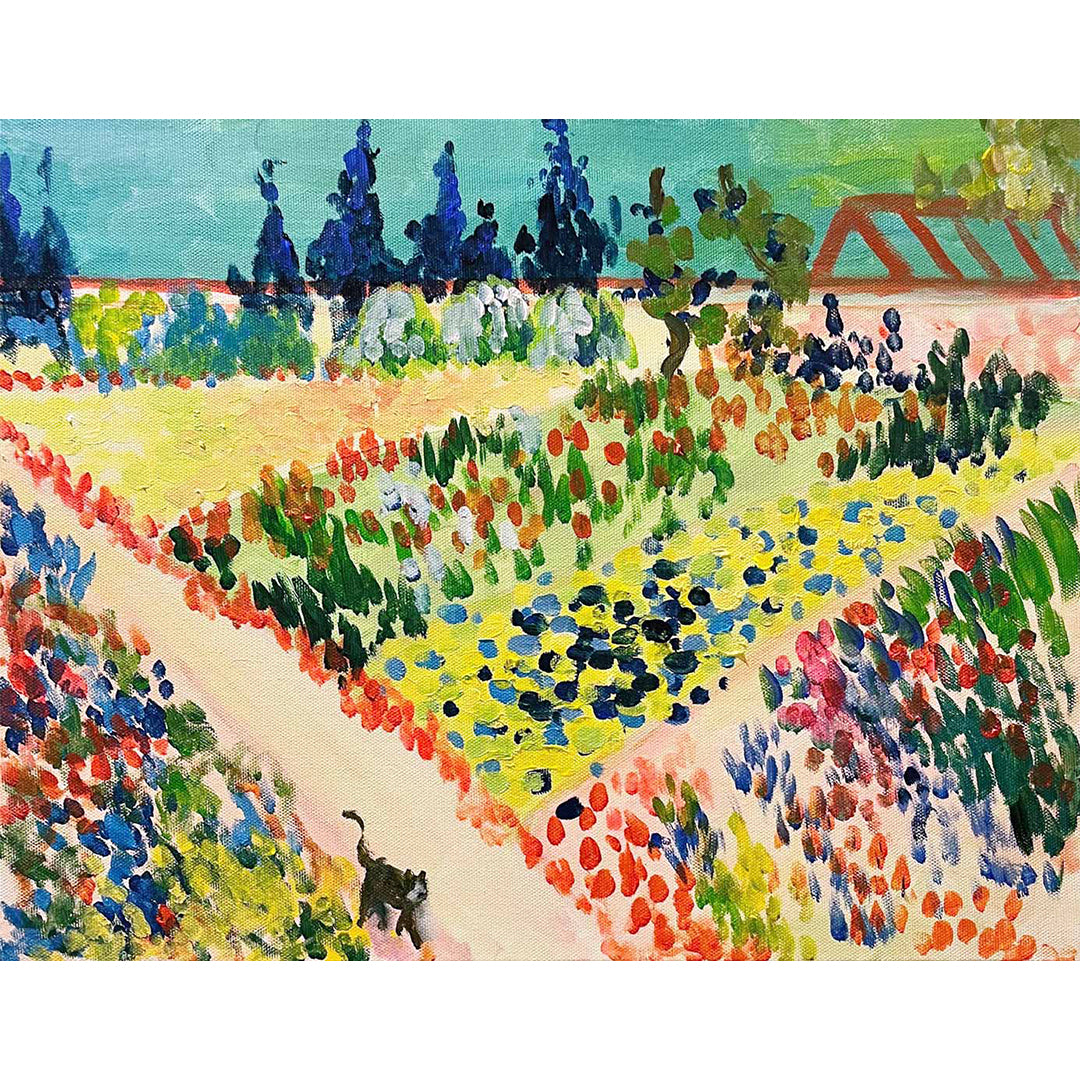 artwine.tokyo | フィンセント・ファン・ゴッホ | 花咲く庭と小道