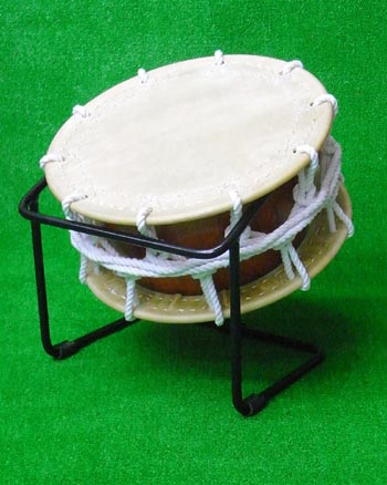和太鼓 ＞ 締太鼓 ＞ 締め太鼓35cm(ひも締め)座り台セット