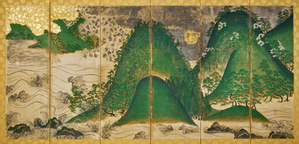 作者不明《日月山水図屏風》循環する宇宙のエネルギー──「髙岸 輝