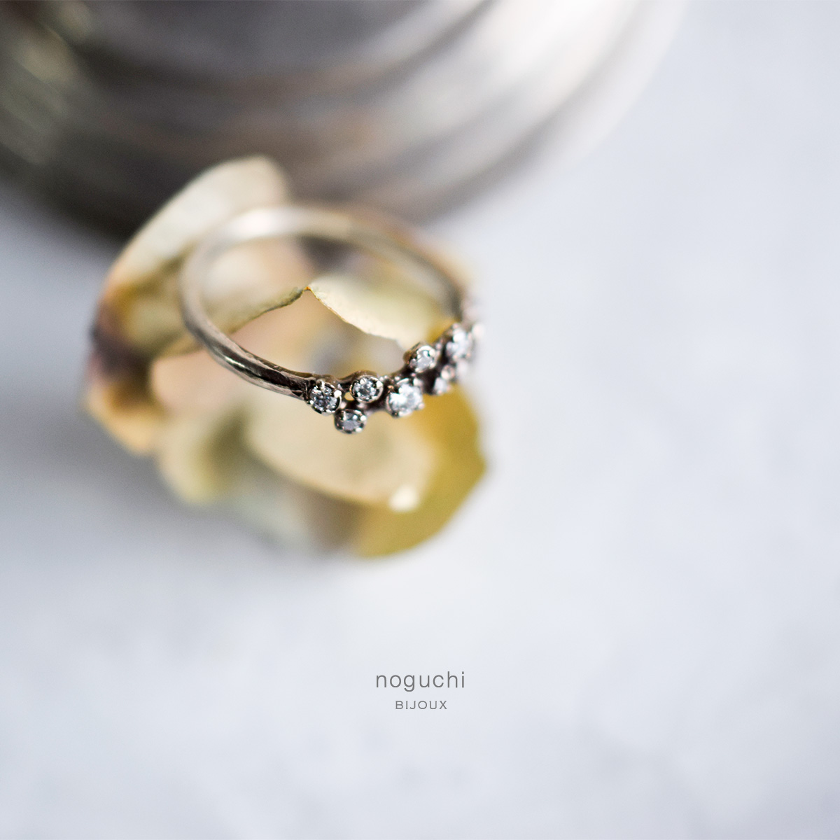 noguchi BIJOUX(ノグチ)K14ダイヤモンドピンキーリング nn1202 | iroma