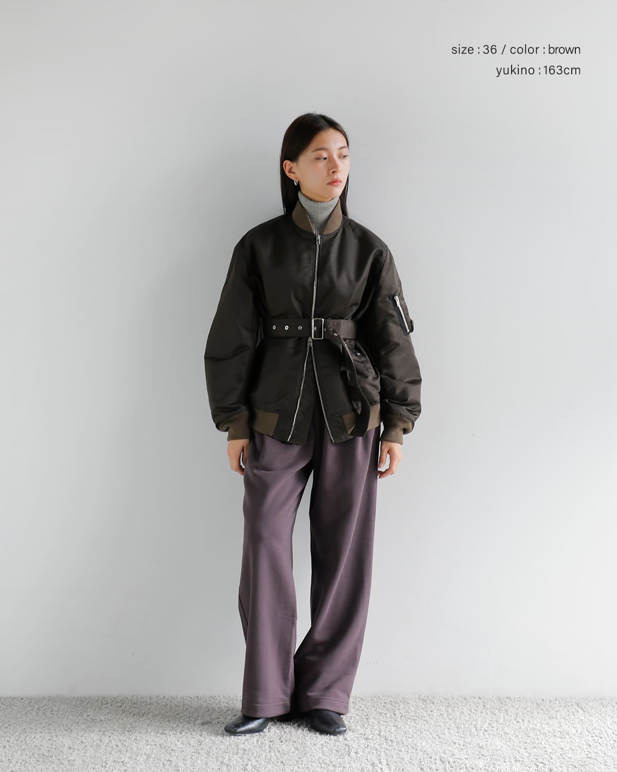 60%OFF】CINOH チノ 高密度ツイル フライトジャケット “MA-1” 25wbz001