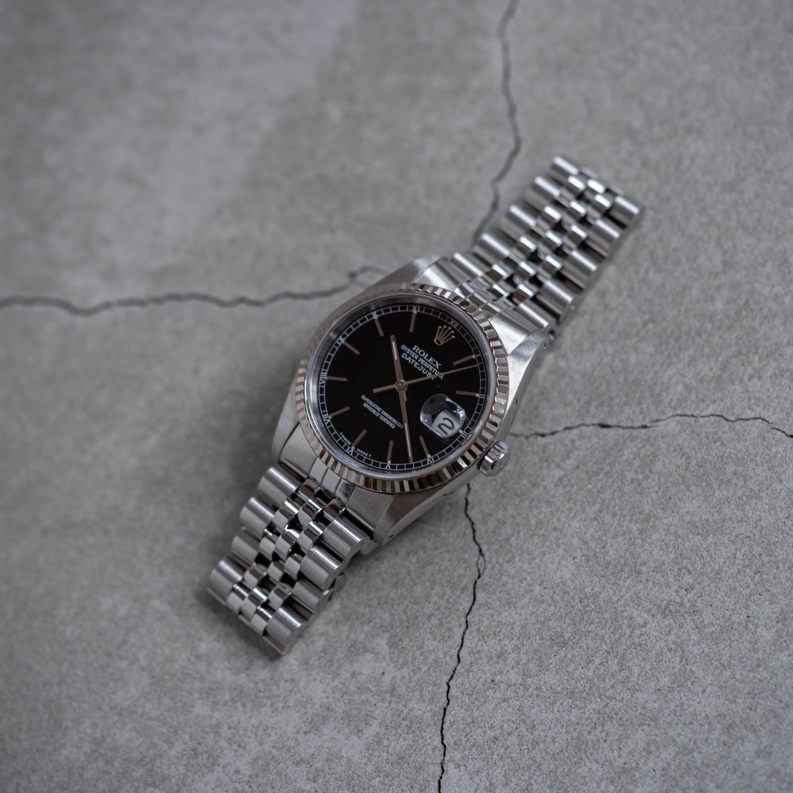 ロレックス デイトジャスト 16234 ブラック 1991年製 / ROLEX Datejust