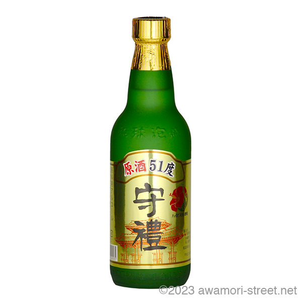 Shurei 原酒 51度,300ml ハーフボトル / 神村酒造 / 泡盛ストリート.net