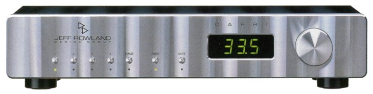 Jeff Rowland Capri Sの仕様 ジェフローランド