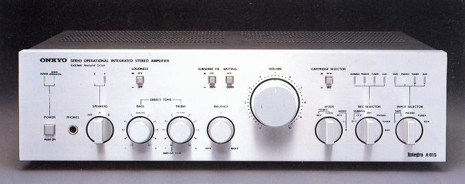 ONKYO Integra A-815の仕様 オンキヨー/オンキョー