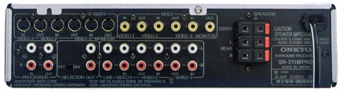 ONKYO SR-211MPROの仕様 オンキヨー/オンキョー
