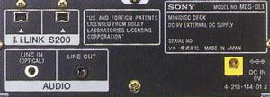 SONY MDS-DL1の仕様 ソニー