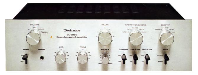 Technics/Panasonic SU-3150の仕様 テクニクス/パナソニック