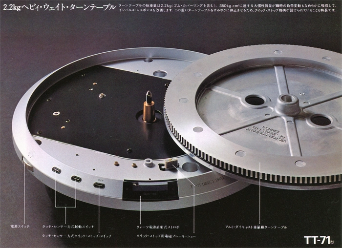 VICTOR TT-71の仕様 ビクター