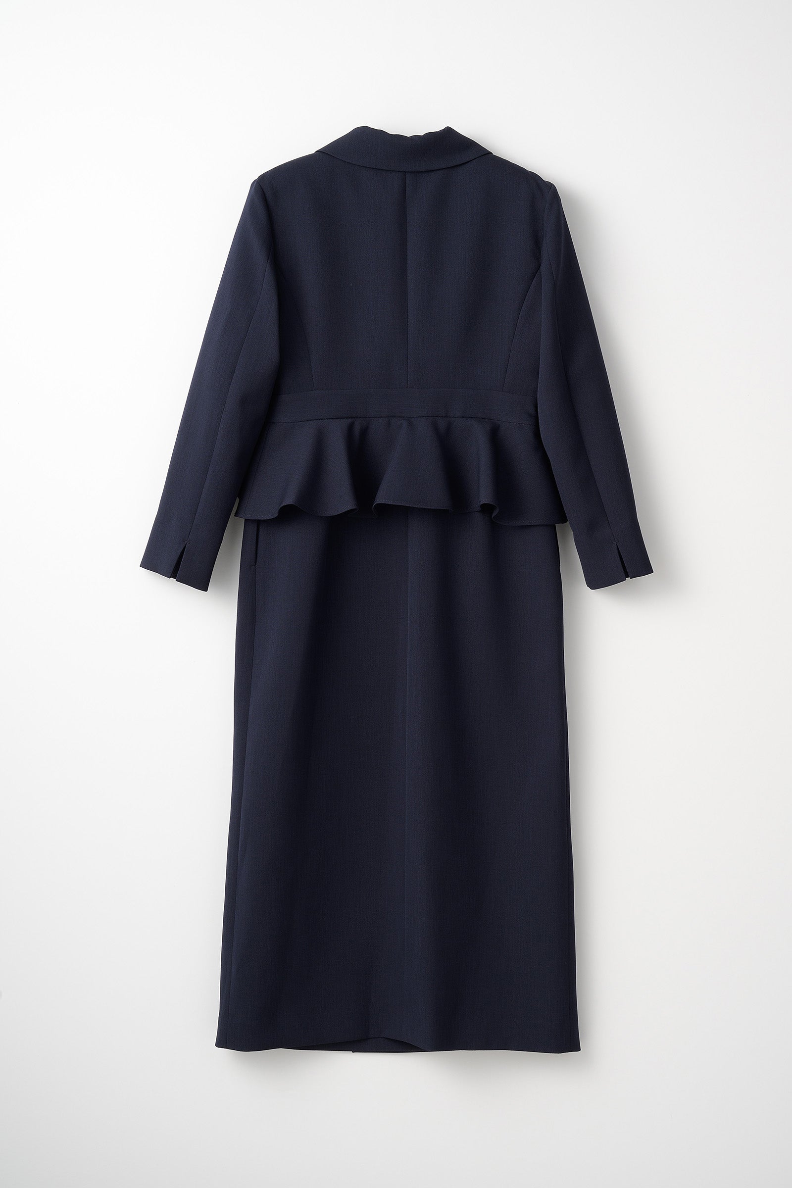 Cheer up peplum dress (Navy) – Audire