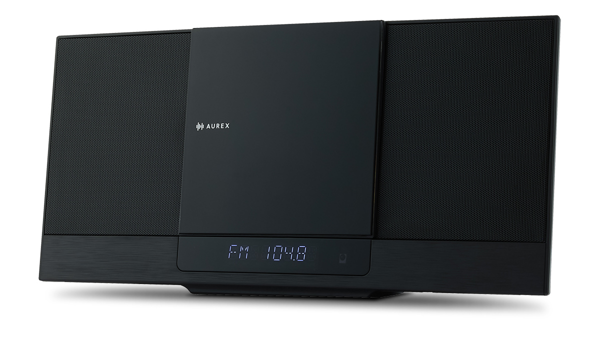 奥行95mmで置き場所に困らないスタイリッシュなミニコンポ～ スリム型