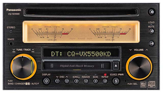 松下、アナログメータ採用2DINレシーバのニューカラーなど