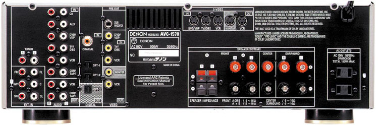 デノン、32bit DSP搭載のAVアンプ入門機