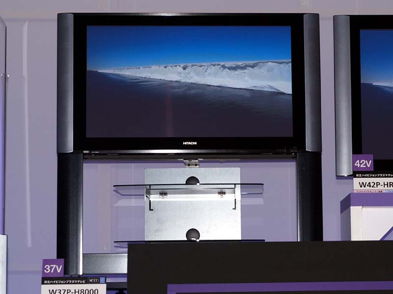 日立、HDDレコーダやWチューナを内蔵したPDP「Wooo」