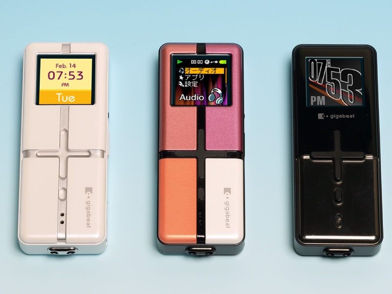 東芝、gigabeat初のフラッシュメモリプレーヤー
