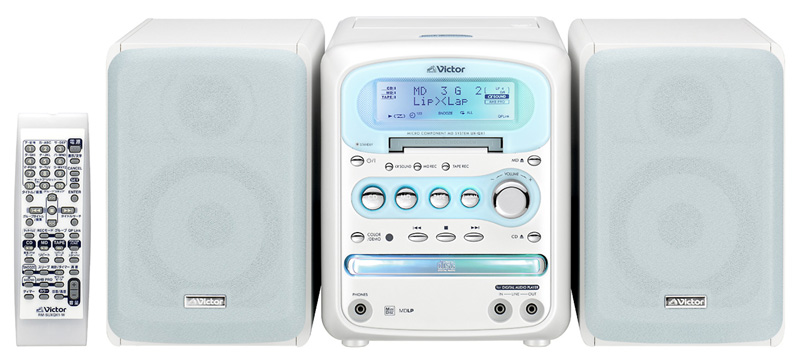 ビクター、「QPリンク」搭載のMD/CD/カセットコンポ