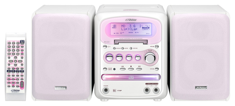 ビクター、「QPリンク」搭載のMD/CD/カセットコンポ