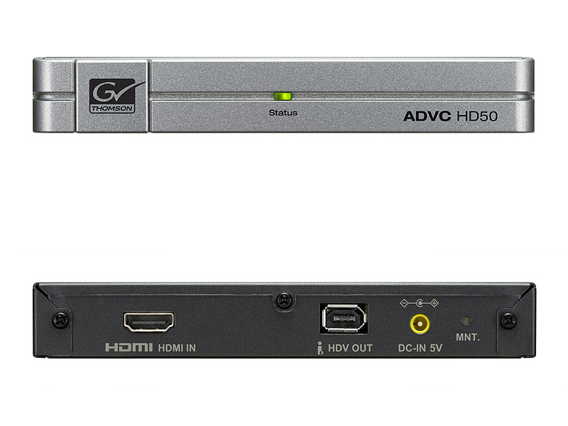 カノープス、HDMI映像をHDVにリアルタイム変換するコンバータ