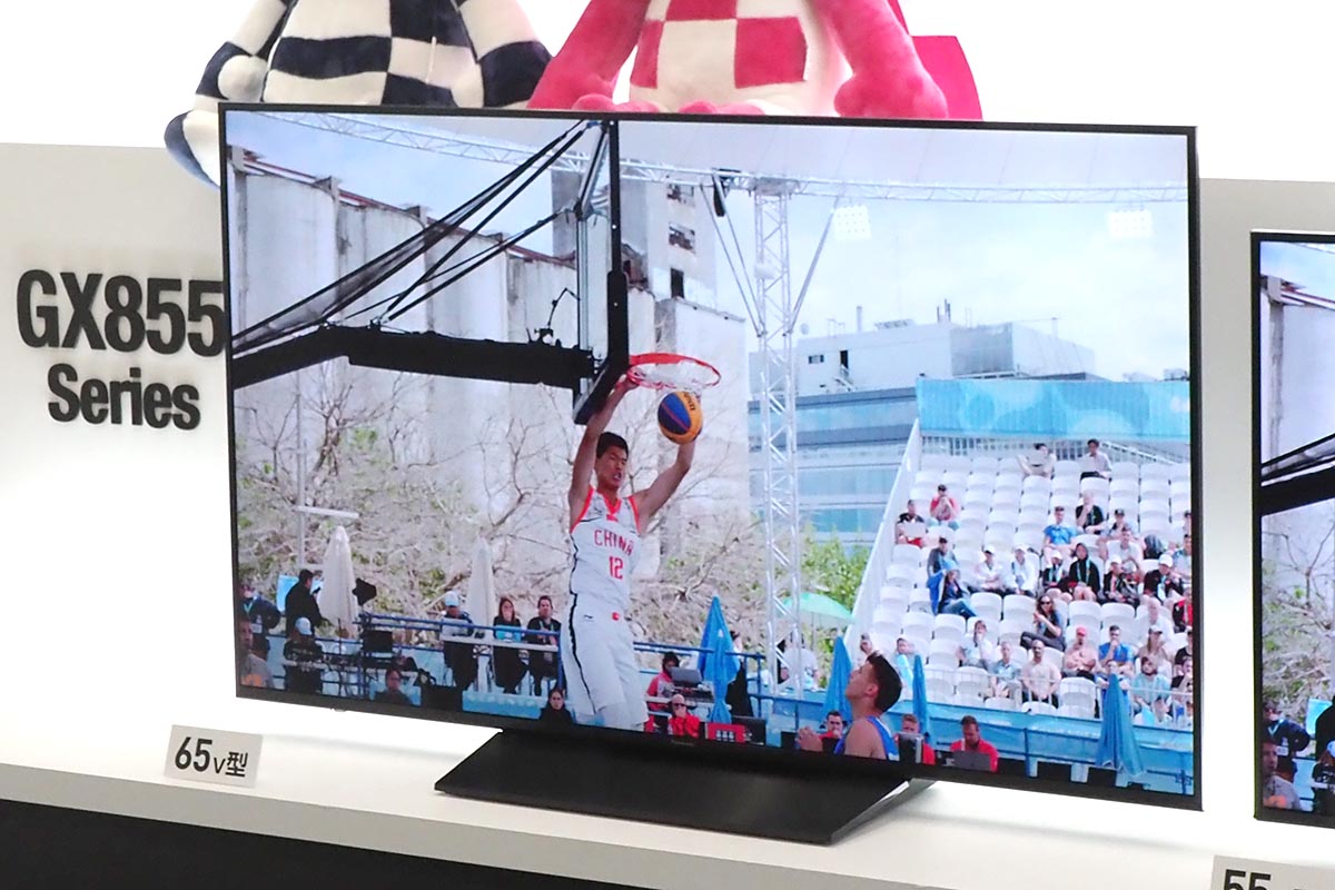 パナソニック、BS4Kチューナ2基に強化した「VIERA GX855」。地震に強い