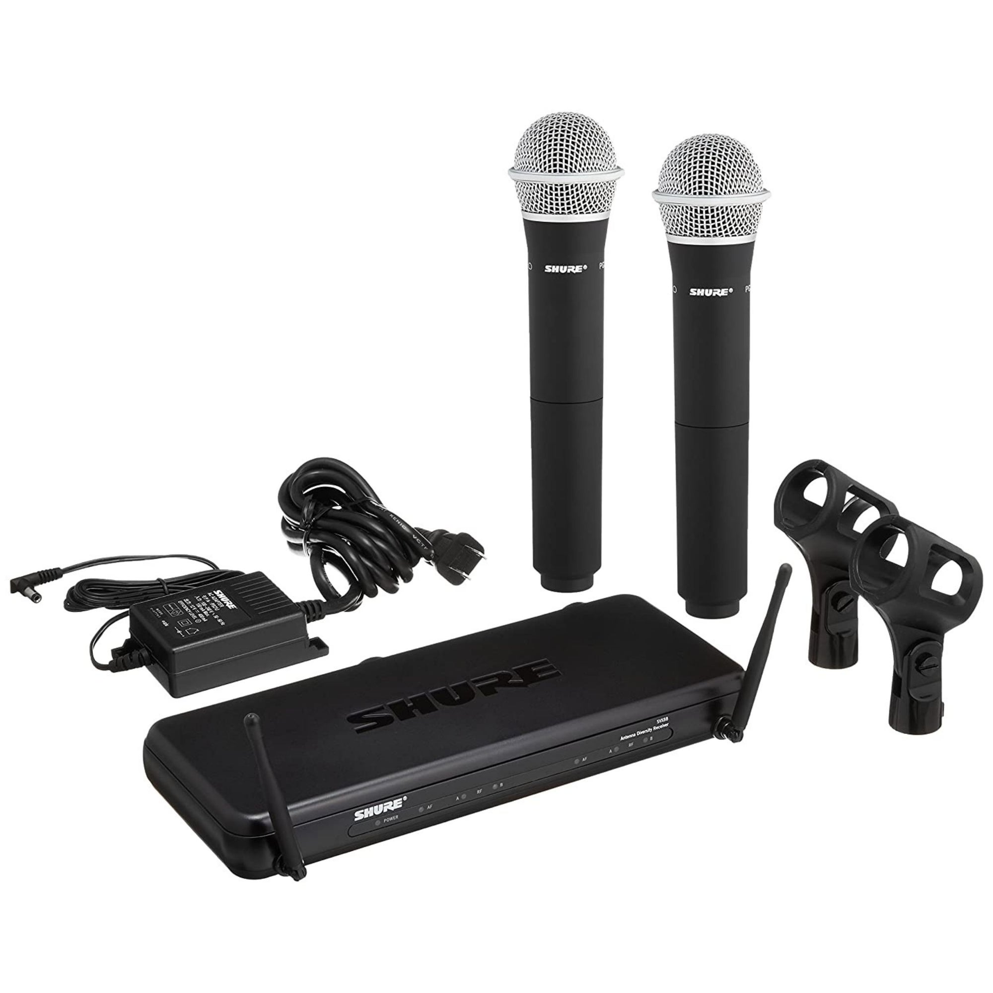 Shure SVX288/PG58 Dual Hand Wireless Microphone System - AV One