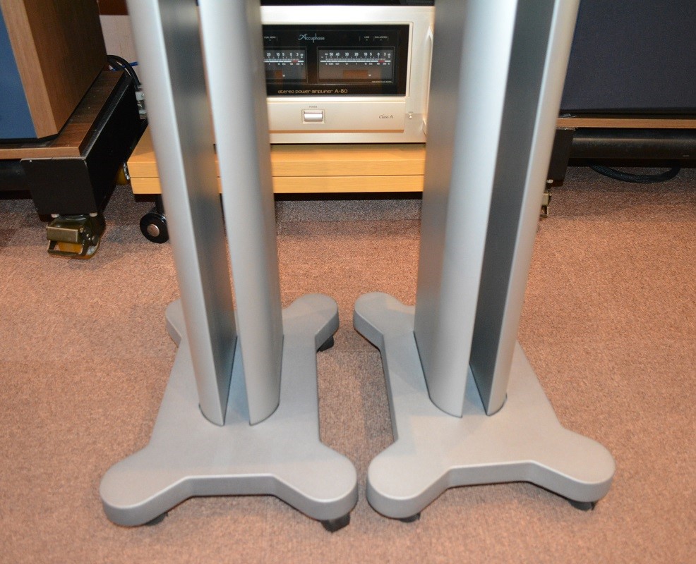 販売終了： 中古品：B&W FS-700/CM シルバー スピーカースタンド