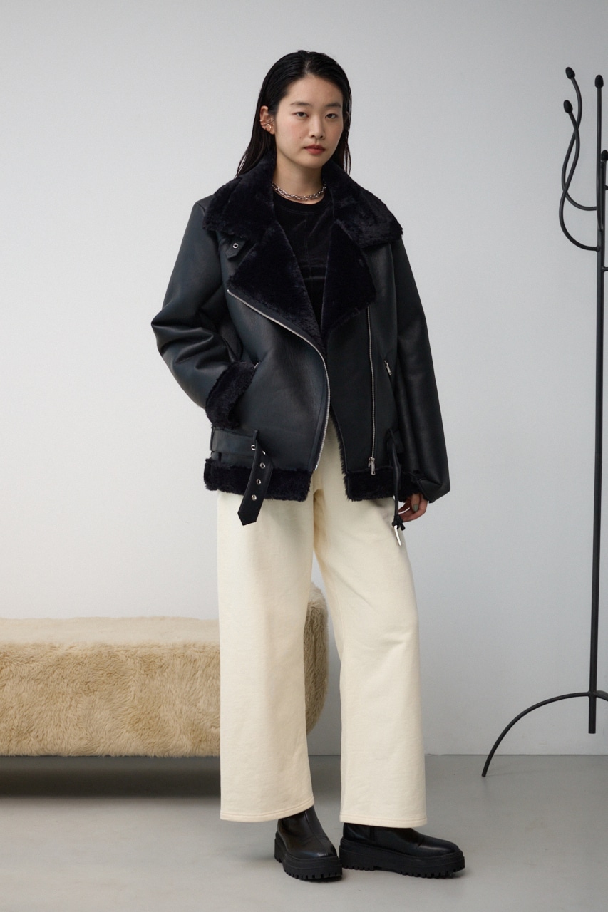 フェイクレザーB-3ブルゾン｜WOMEN｜250HAT30-436I｜AZUL BY MOUSSY