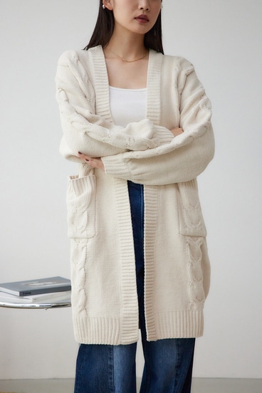 オーラリーウール、アルパカフリンジロングカーディガン 楽天市場