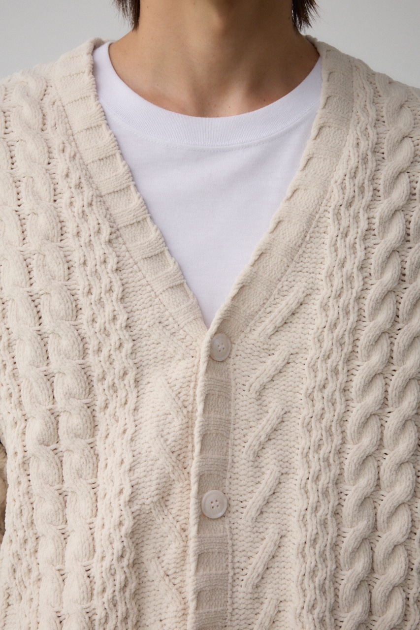 シェニールカーディガン｜MEN｜251HAB70-030I｜AZUL BY MOUSSY