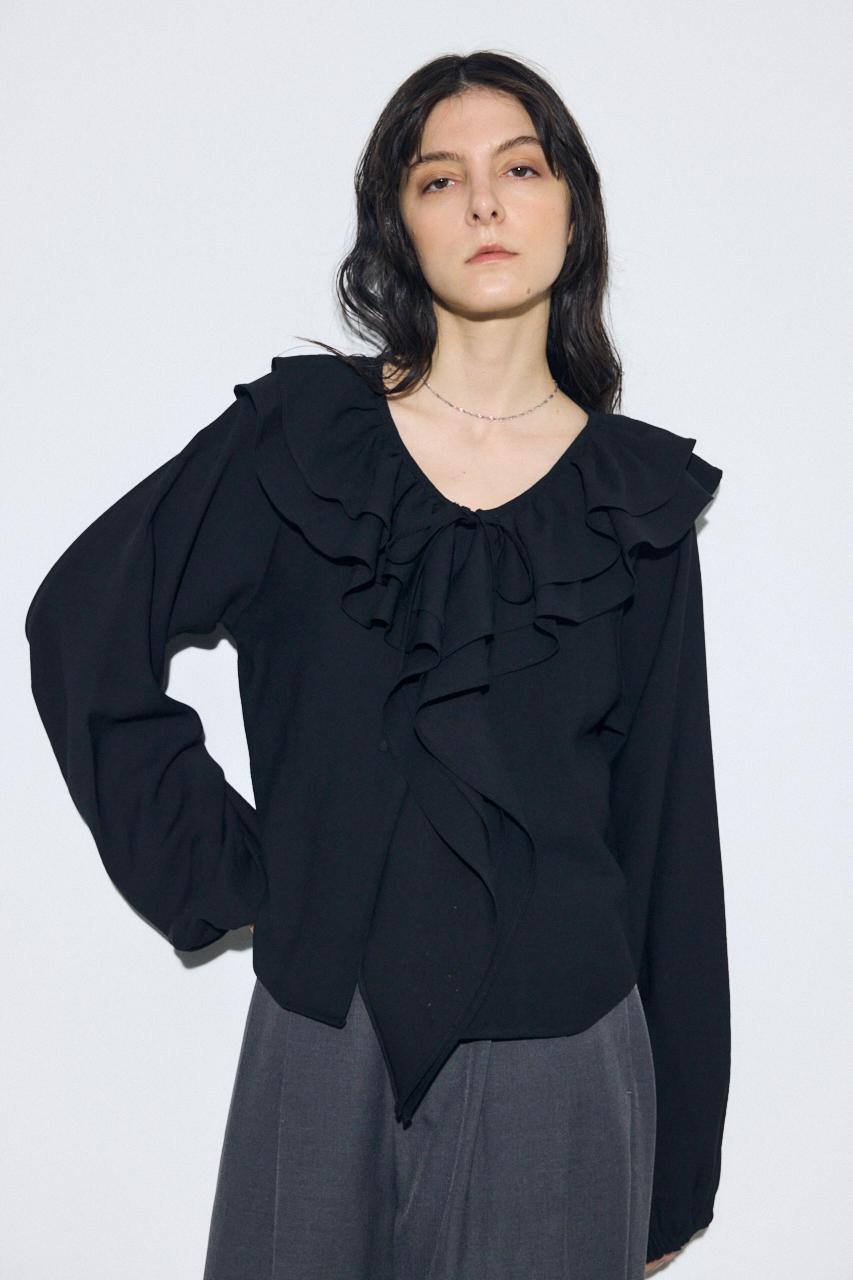 SS先行アイテム】ラッフルロングスリーブブラウス｜WOMEN｜250JSY30