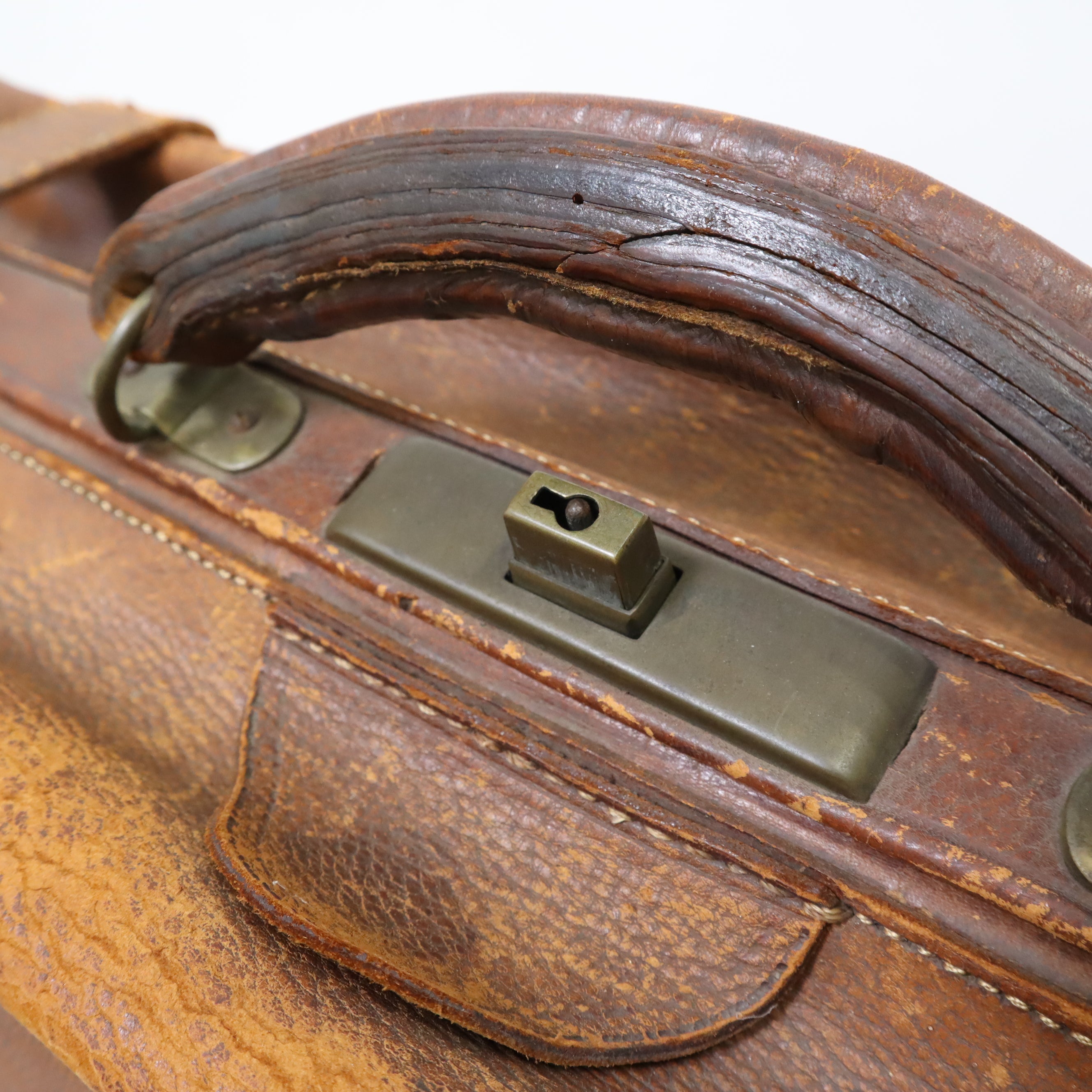 雰囲気最高！ヴィンテージ 本革トランクケース/ボストンバッグ