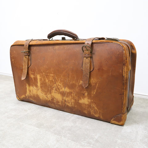 雰囲気最高！ヴィンテージ 本革トランクケース/ボストンバッグ