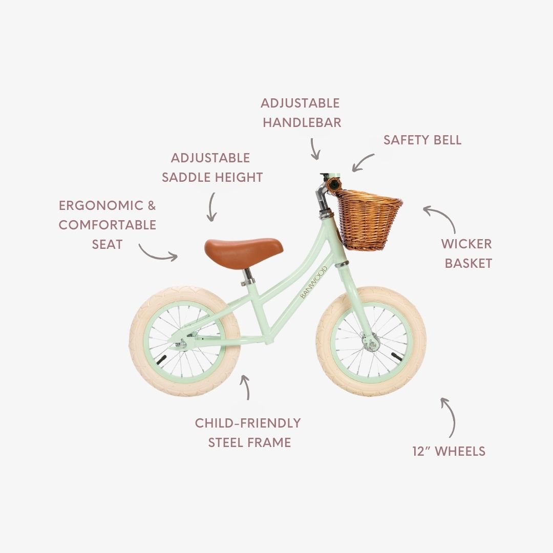 12 Inch Balance Bike | 12 Inch Bicycle | 12-Inch Bike | Mint