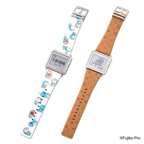 藤子・F・不二雄キャラクターの『デジタル腕時計』登場！「ドラえもん