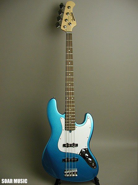 Bacchus BJB-300R エレキベース ブルー ケース付 Bacchus BJB-300R