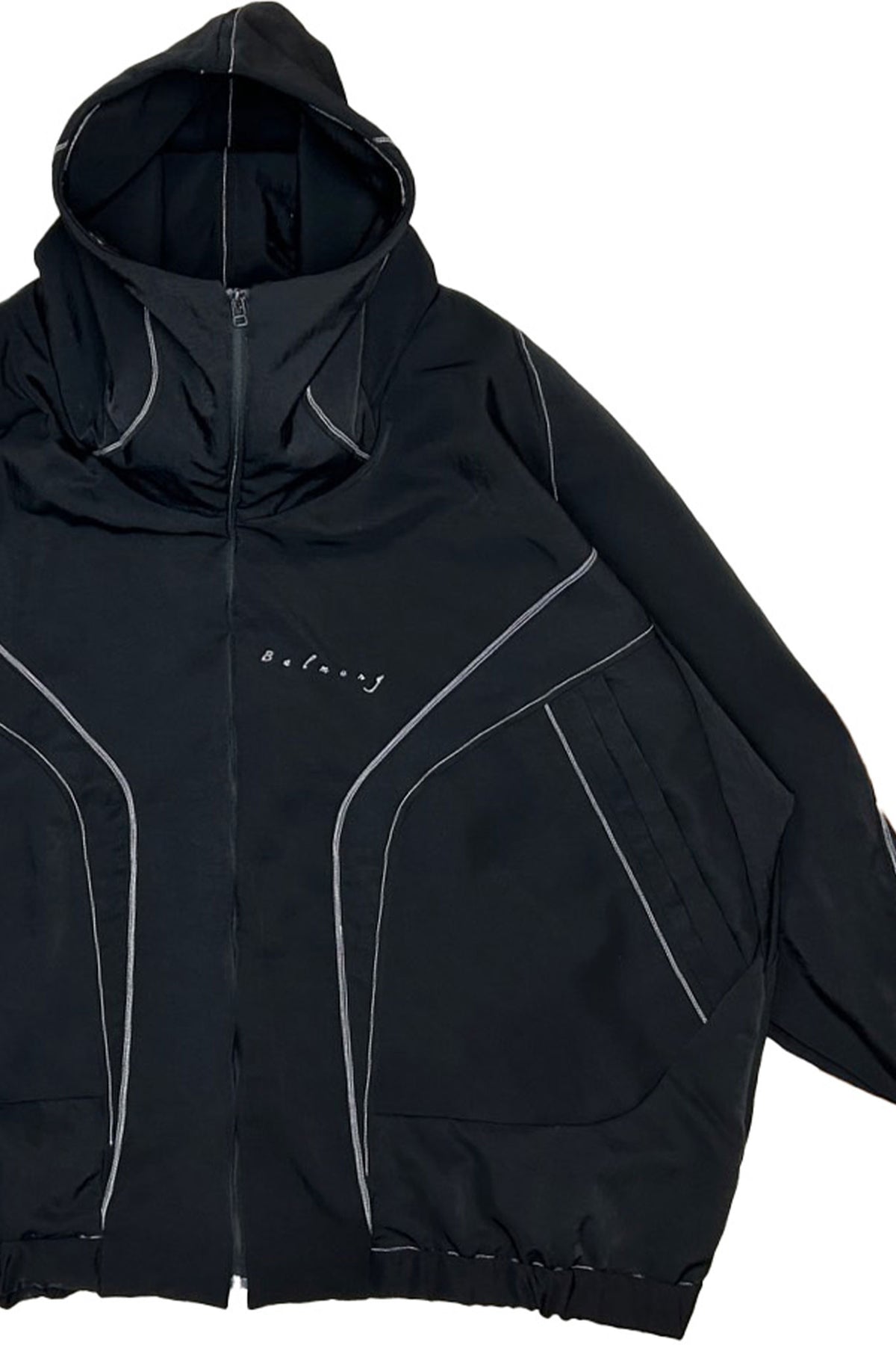 ハイネックビッグパーカー - Black – BALMUNG