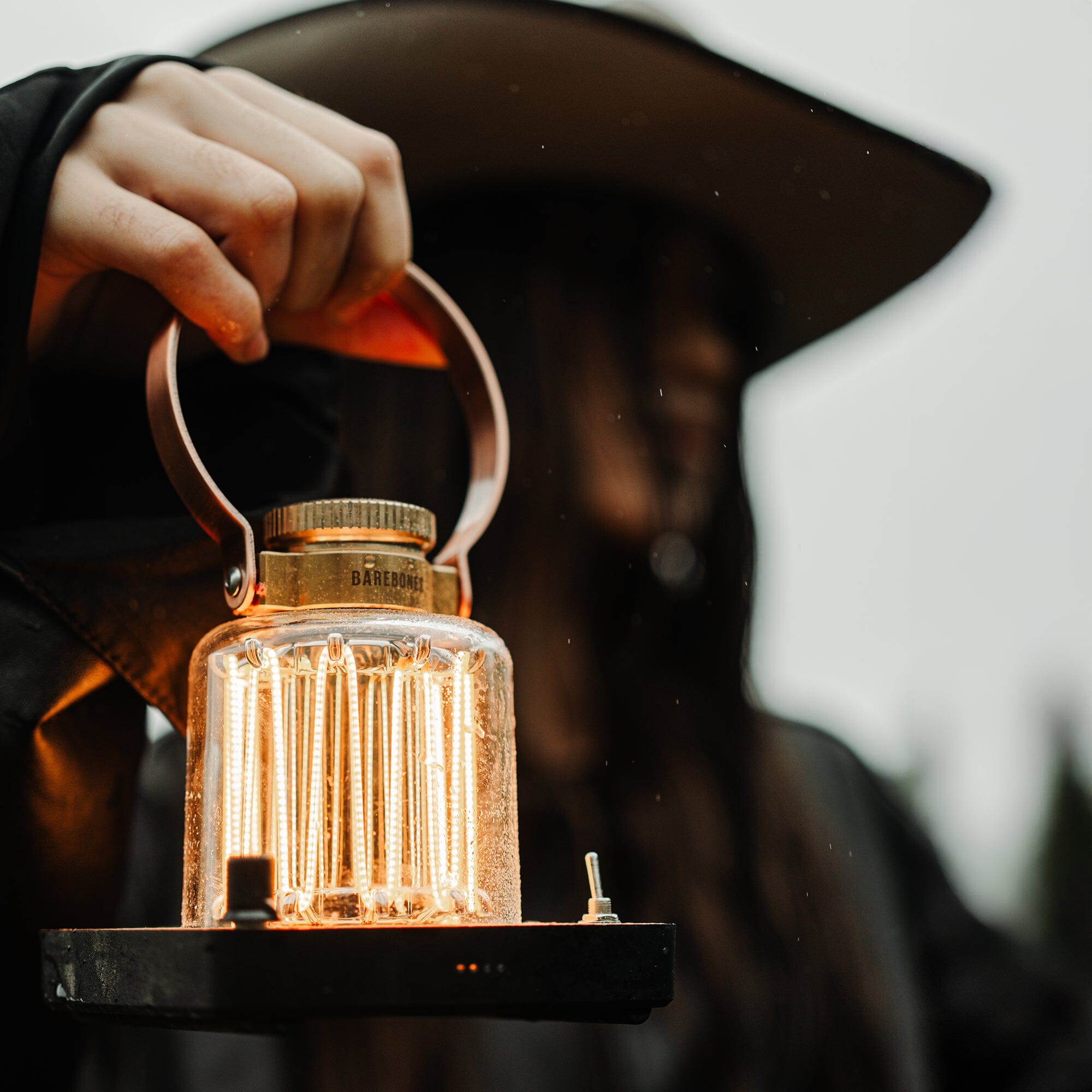 Block Tower Lantern + Speaker Bundle | Vintage-Style Light & Sound