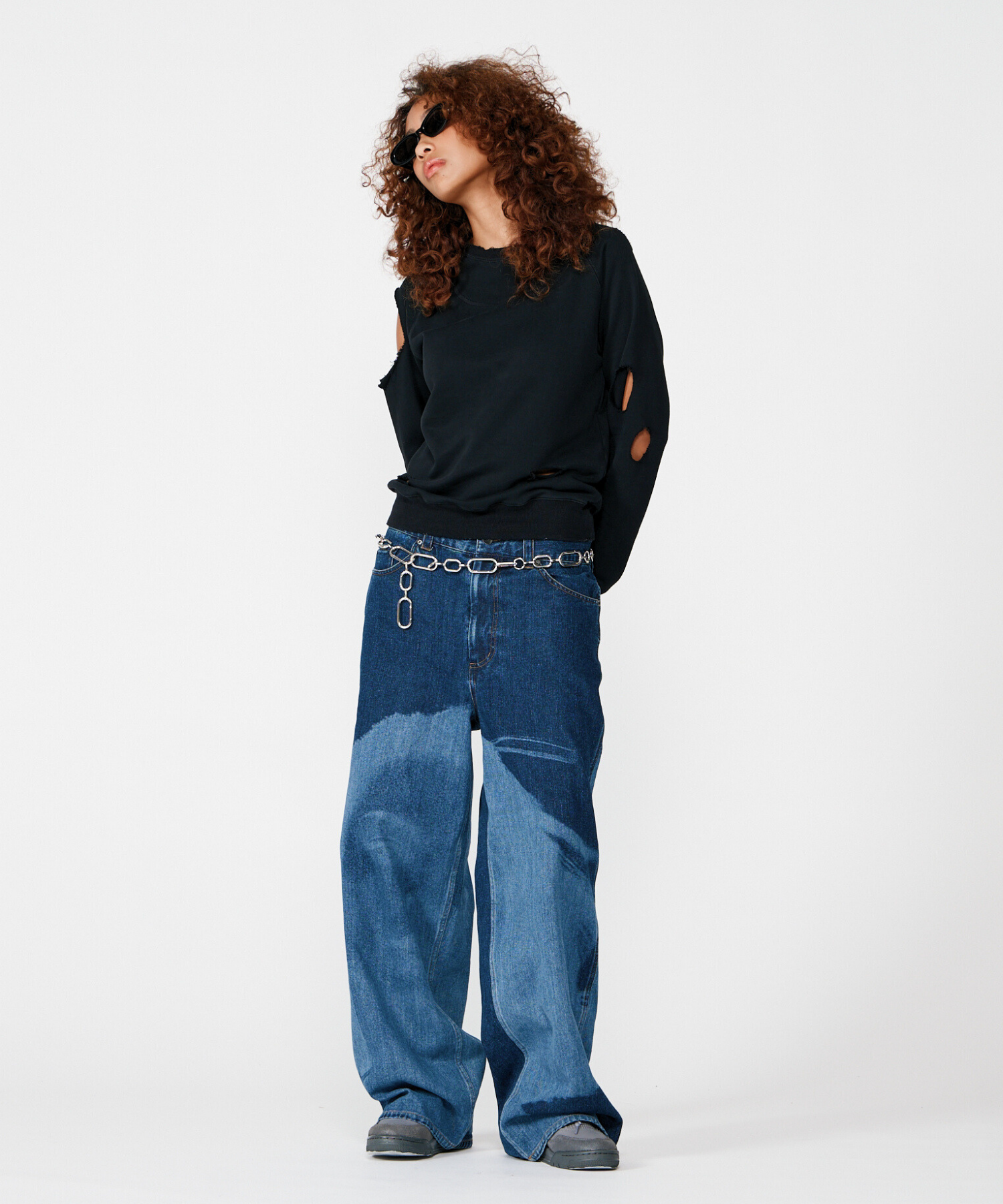 FACE PRINT WIDE STRAIGHT PANTS – BEEDEN