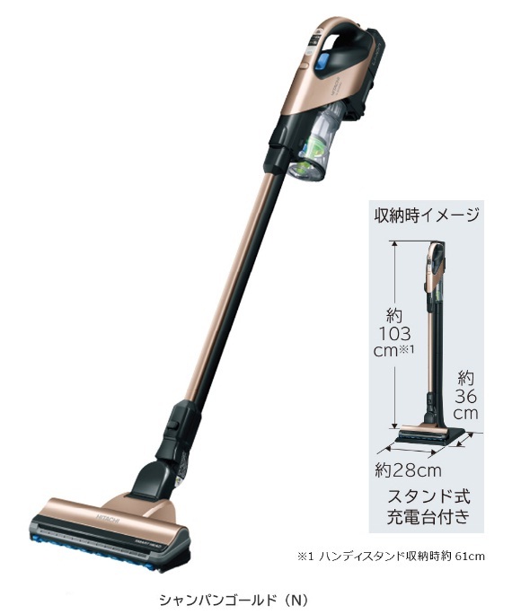 新製品 日立 PV-BJ700-N コードレススティック掃除機 レンタル【往復
