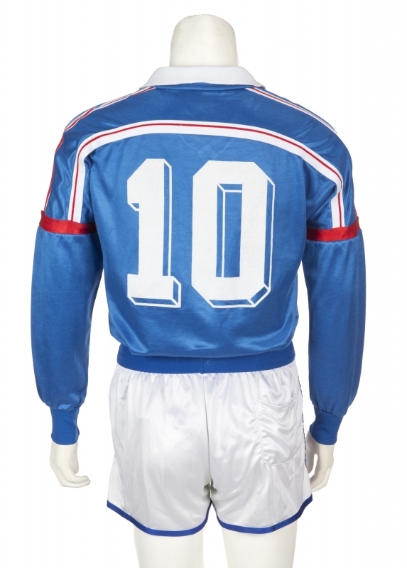 MICHEL PLATINI MATCH WORN 1986-1988 FRENCH FOOTBALL FEDERATION UNIFORM