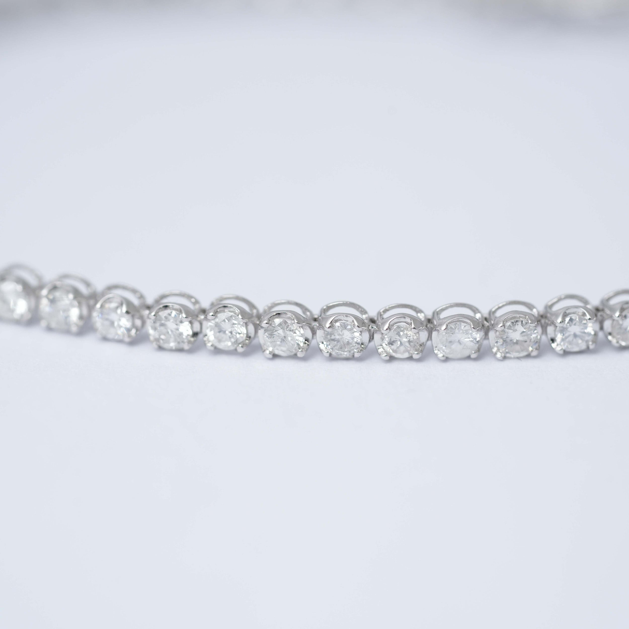 ダイヤモンド テニスブレスレット – K18WG、2.0ct