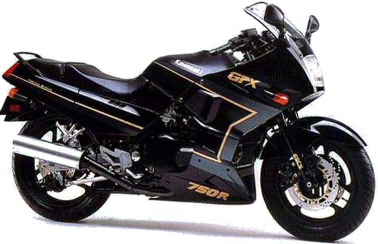 GPX750R（ZX750F）-since 1986- - バイクの系譜