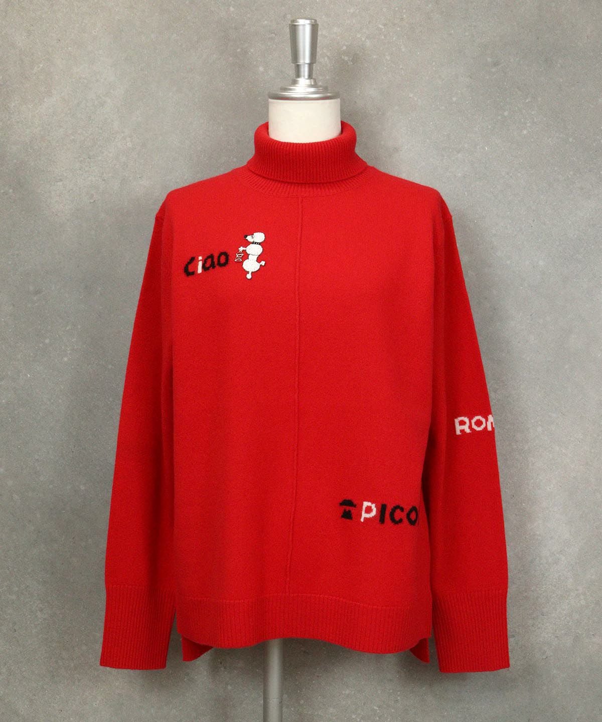 カシミヤ100％ロゴタートルニット|スタジオピッコーネ - ゴルフウェア